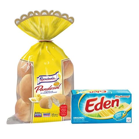 Gardenia Premium Pandesal 350g & Kraft Eden Filled Cheese 160G