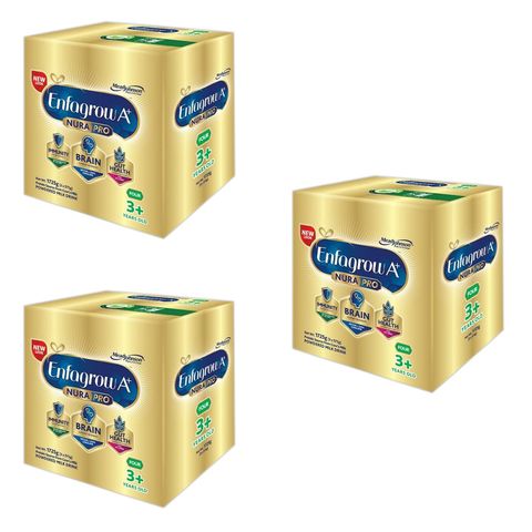 Enfagrow A+ Four NuraPro Powdered Milk Drink for Kids 3+ Years Old 3 x 1725g