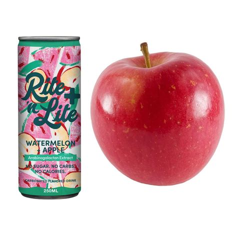 Fruity Pair 5: Rite 'n Lite Watermelon + Apple 250ml + Dizon Farms Fuji Apple 1 Piece