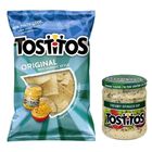 Tostitos Original Restaurant Style White Corn Tortilla Chips Snacks 10oz + Tostitos Spinach Dip 15oz