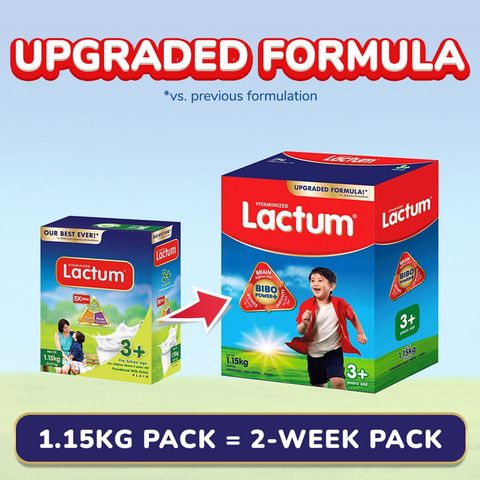 Lactum for 3+ Years Old 1150G Powdered Milk Drink for Children Over up to  Years Old