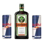 Jagerbomb: Jagermeister 700ml + Red Bull Energy Drink Can 2 Pieces