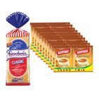 Kopiko Brown 53g x 10s and Gardenia Classic White Bread 600g