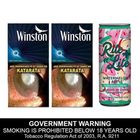 Winston Mint Burst Max 2 x 10 Pieces + Rite 'n Lite Watermelon + Apple 250ml