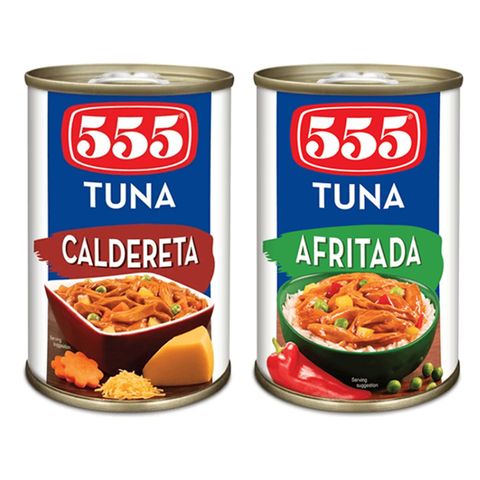 555 Tuna Caldereta 155G & 555 Tuna Afritada 155G Bundle