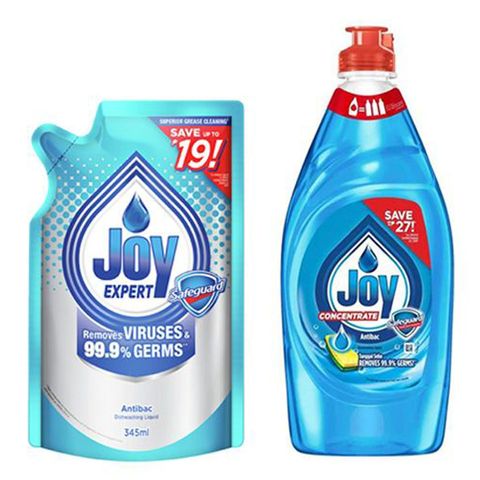 Joy Dishwashing Liquid Antibac Safeguard Refill 345ML and Joy Antibac Plus 475ML