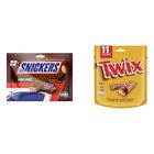 Snickers Classic Fun Size 240g + Twix Minis Fun Size 159.5g Bundle