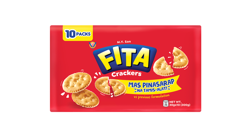 Fita Cracker Singles 30Gx10'S delivery in the Philippines | foodpanda