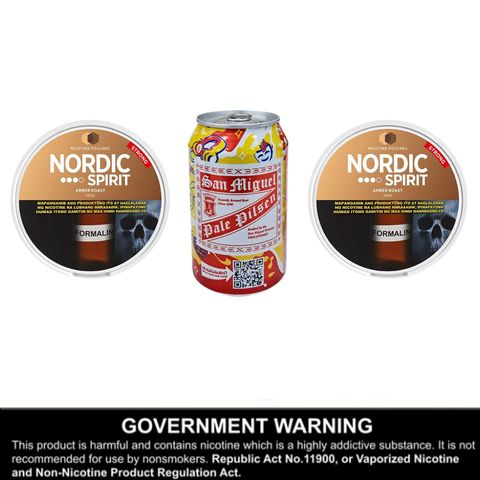 Nordic Spirit Can Amber Roast Strong 2 x 20 Pieces + San Miguel Pale Pilsen 330ml