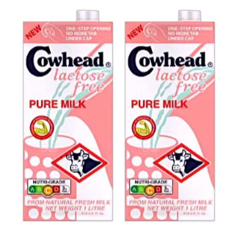 Cowhead Lactose Free Milk 1L - Bundle of 2