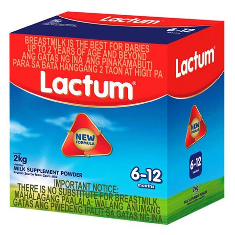 Lactum for 6-12 Months Old 2kg Milk Supplement Powder