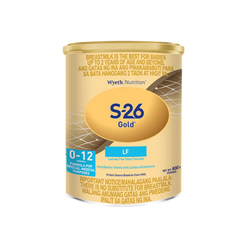 S-26 Gold Lactose-Free Infant Formula for to 12 Months 400g