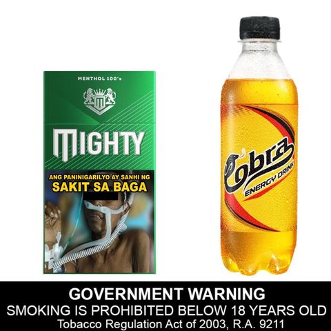 Mighty Menthol 20 Pieces + 1 Free Cobra Energy Drink 350ml