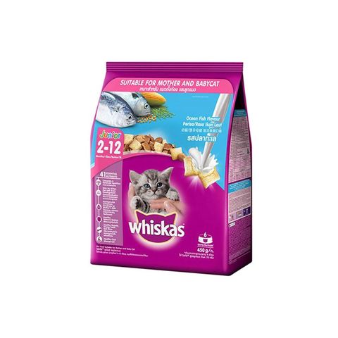 Whiskas JR Kitten Oceanfish with Milk 450g delivery in the