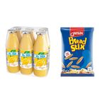 Mr. Milk Mango Yoghurt Milk Drink 6 x 80ml + Nissin Bread Stix 35g