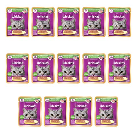 Whiskas Tuna & Whitefish Pouch Wet Food 80g (14s)