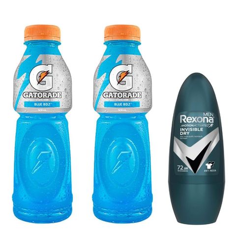 Rexona Motionsense Deo 45ml + Gatorade Blue Bolt 2 x 500ml