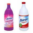 Zonrox Bleach Colorsafe Blossom Fresh 900ML and Zonrox Bleach Original 1L