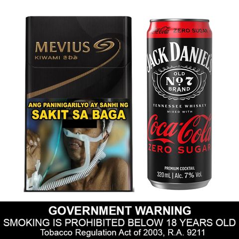 Mevius Kiwami 20 Pieces + Jack & Coke Zero 320ml