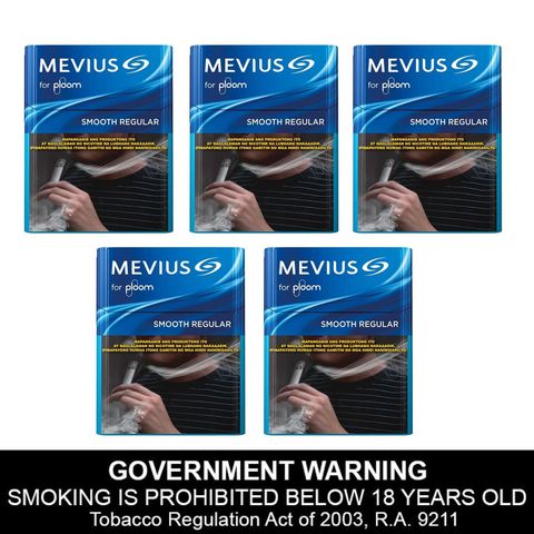Mevius for Ploom Smooth Regular 5 x 20 Pieces
