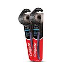 Colgate Slim Soft Charcoal Toothbrush 1 Piece Combo Pack of 2