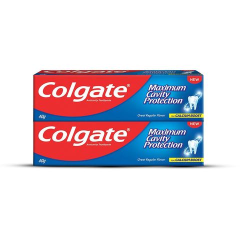 Colgate Maximum Cavity Protection Toothpaste 40g Combo Pack of 2