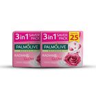 Palmolive Radiant Glow Naturals Bar Soap Saver Pack 3 Pieces x 130g Pack of 2