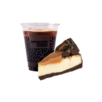 ايس أمريكانو + براوني تشوكلت كيك 