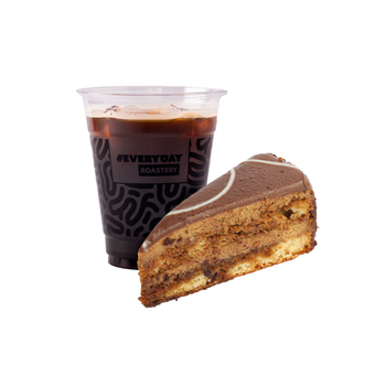 ايس امريكانو + تشوكلت كوفي كيك 