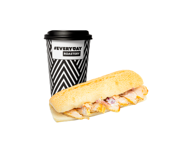 Americano (Regular Size) + Chicken Shawarma Panini