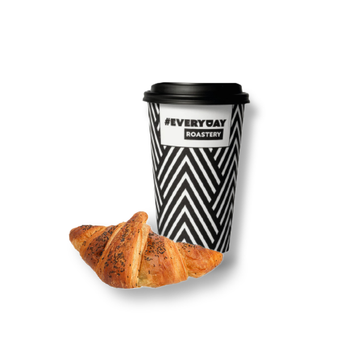 Latte (Regular Size) + Pistachio  Croissant