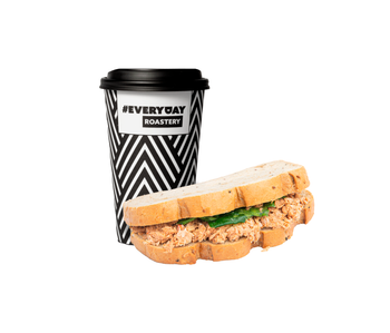 Americano (Regular Size) + Tuna Sandwich