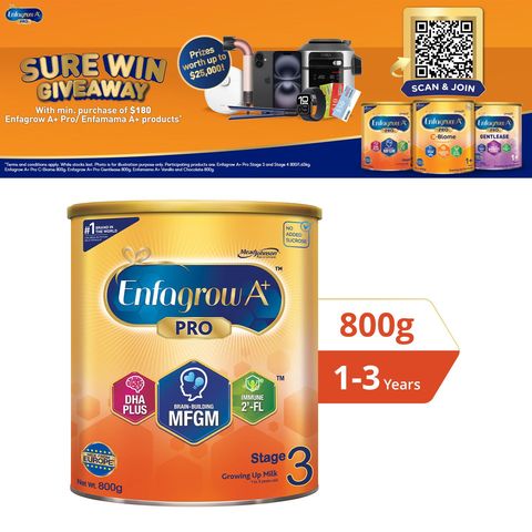 Enfagrow Pro A+ Stage 2-FL+ MFGM Growing Up Milk (1-3 Years