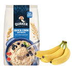 Quaker Quick Cook Oatmeal 1.35kg x Banana Bundle