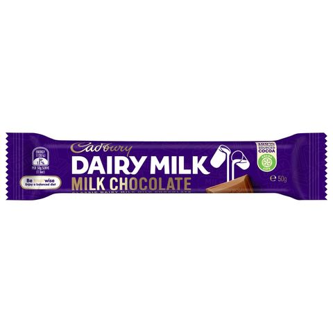 Cadbury Dairy Milk Chocolate Bar 50g