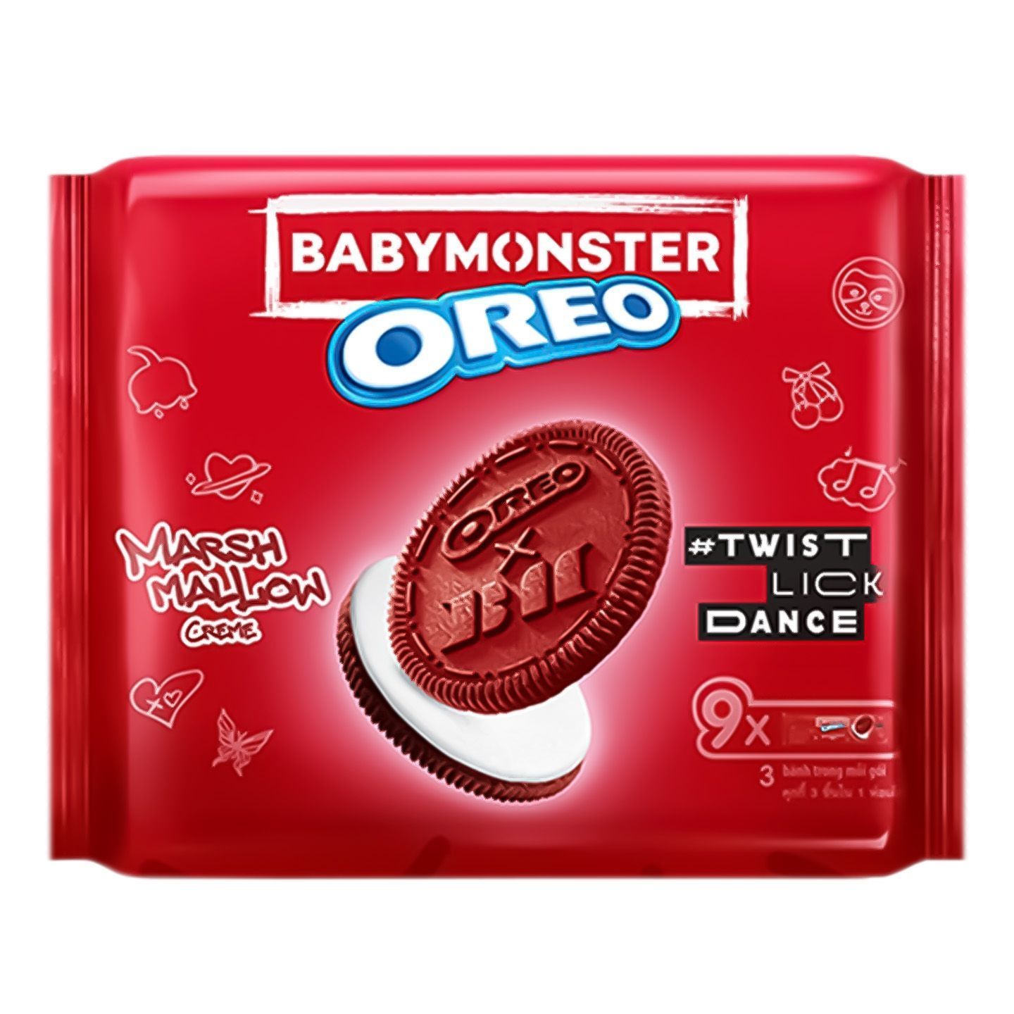 OREO BABYMONSTER ７枚　フィリピン限定 BaemonN_ewss250927 BABYMONSTER x OREO full pack