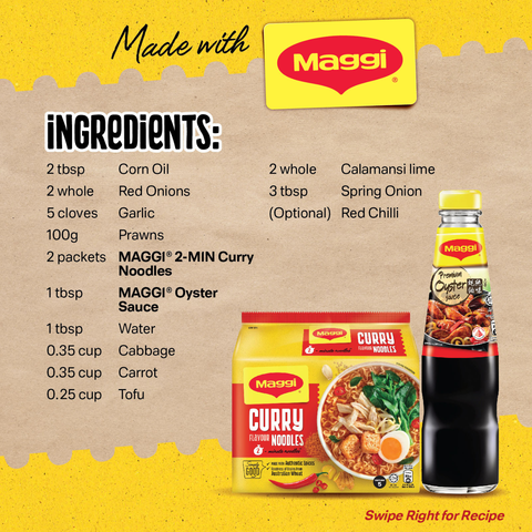 MAGGI Mamak Fried Maggi Mee Curry Recipe Bundle