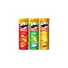 Pringles Potato Chips 134g Value Bundle - Original, Sour Crem & Onion, Cheesy Cheese