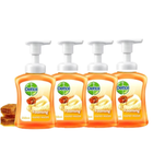 [Bundle of 4] Dettol Anti-Bacterial Foaming Hand Wash Honey Milk 250ml