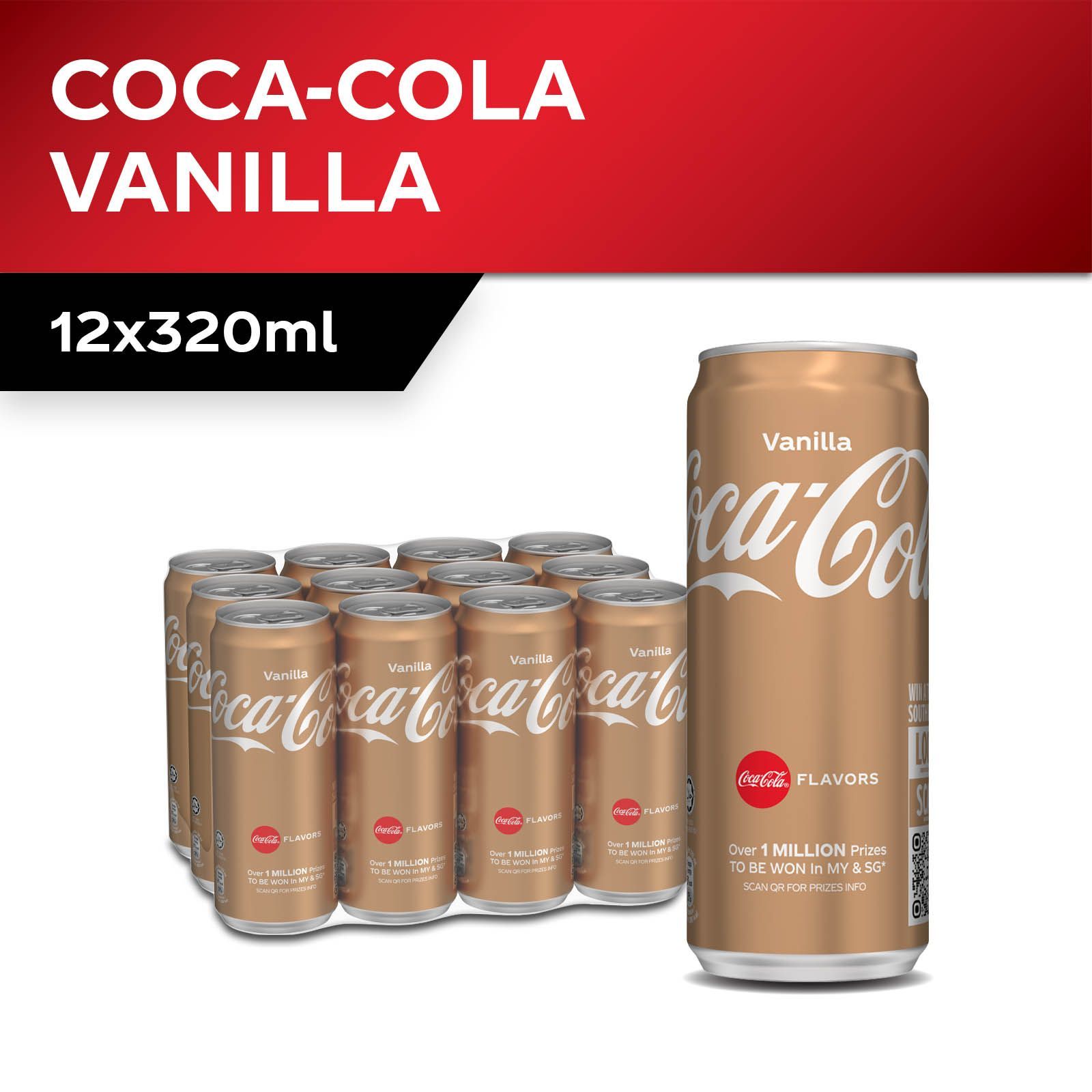 Coca-Cola Vanilla (Coke) 12s x 320ml (Carton) delivery near