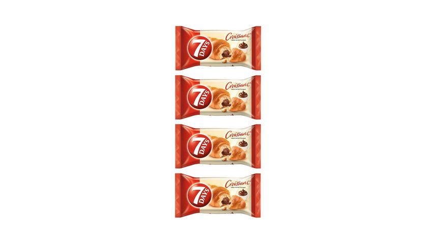 4x 7Days Cocoa Cream Croissant Bundle