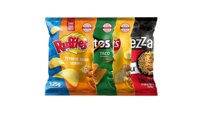 Ruffles Max & Doritos & Lay's & Çerezza Chips Bundle