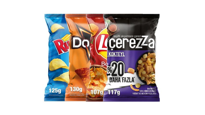 Ruffles & Doritos & Lay's & Çerezza Cips Paketi