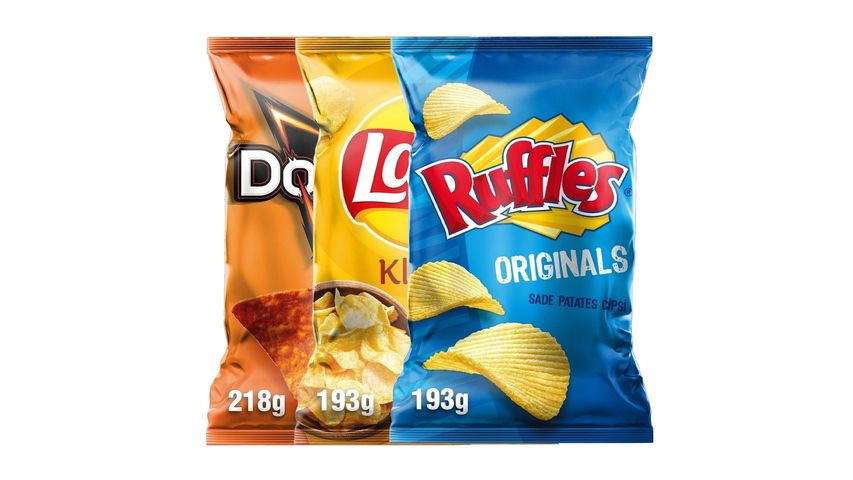 Doritos Nacho & Lay's & Ruffles Chips Bundle