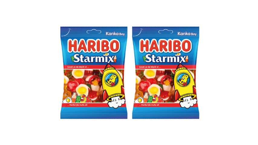 2'li Haribo Starmix 80 g Paketi