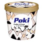 POKI巧酥黑餅乾冰淇淋 530g/桶 #4711506423038#01/030