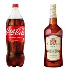 Alfonso Light 700ml + Coke Regular Bottle 1.5L