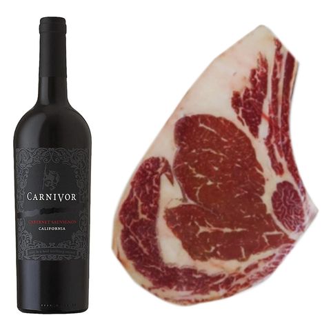 Carnivor Cabernet Sauvignon + US Angus Beef Ribeye Steak delivery in ...