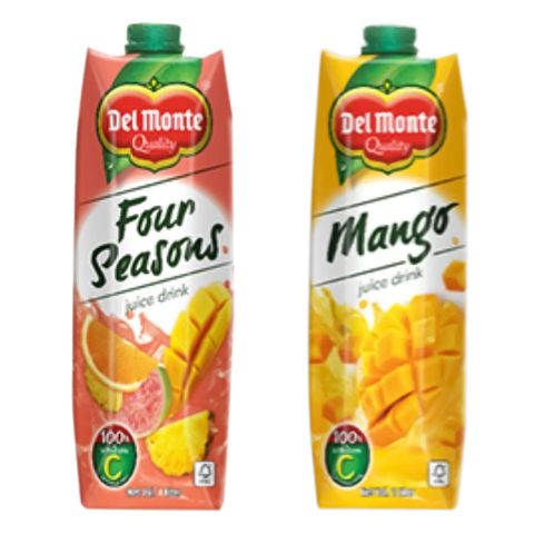 Del Monte Mango Juice Drink 1L Del Monte Four Seasons Juice - Main Image