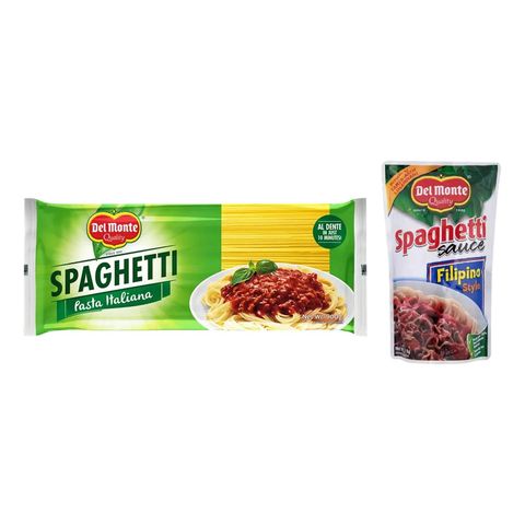 Del Monte Spaghetti Royce 900g + Del Monte Filipino Style Spaghetti Sauce 1kg